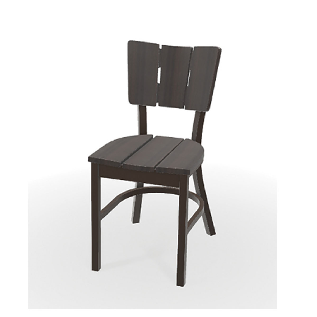 Telescope Casual Avant MGP Aluminum Stacking Armless Bistro Chair