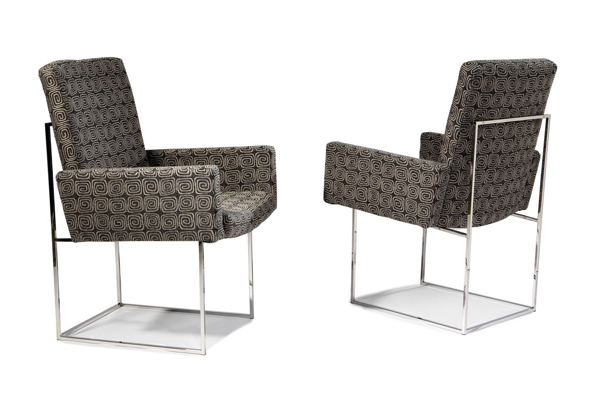 Thayer Coggin Design Classic 1187-111 Dining Arm Chair by Milo Baughman