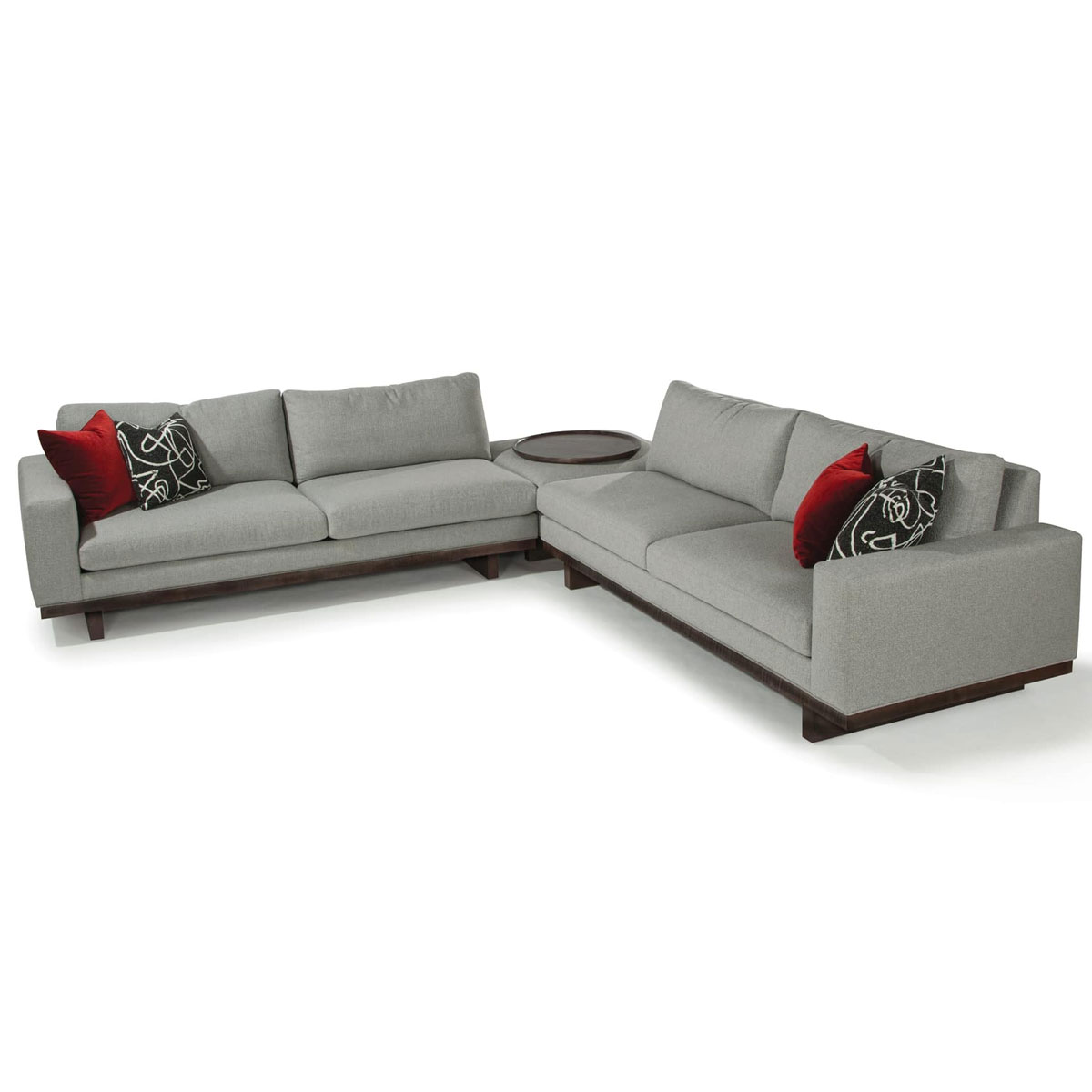 Thayer Coggin 1256  LA Collection Series Sofas and Ottoman Sectional 