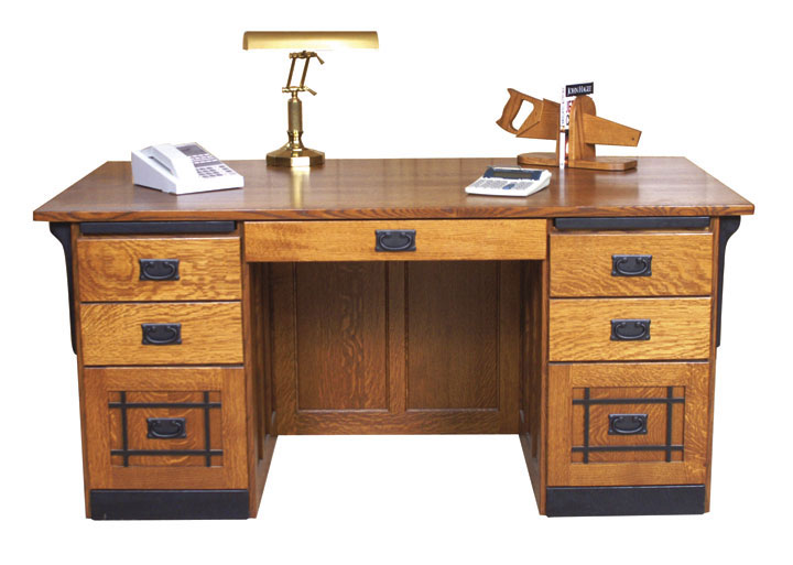 Black Accent Mission Desk