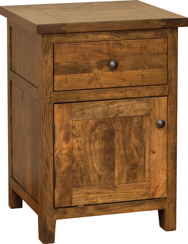 Timber Mill 1 Drawer Nightstand with Door