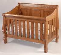 Heirloom Crib with Raised Panel