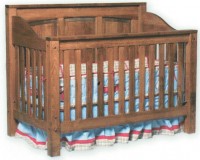 Jackson Crib with Raised Panel