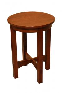 Round Mortise & Tenon Accent Table
