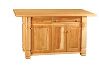 3 Door, 2 Drawer Kitchen Island