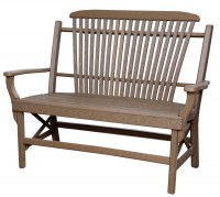 Poly Garden Arm Bench