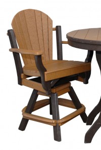Poly Swivel Pub Chair