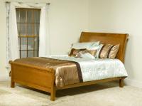 Crescent Sleigh Bed
