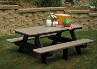 Rectangular Poly Picnic Table