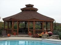 27' Wood Oriental Pavilion
