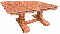Ashville Double Pedestal Table