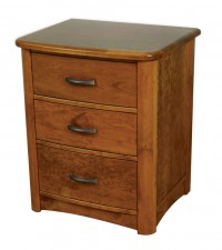Meridian 3 Drawer Nightstand