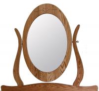Country Mission Large Oval Mirror