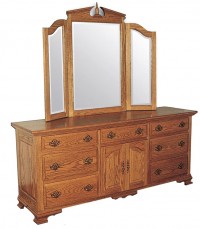 Traditional Triple Dresser