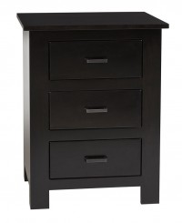 Horizon Shaker 3 Drawer Nightstand