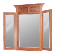 Deluxe Mission Tri-View Mirror