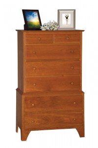 Modern Shaker Chest on Chest