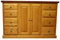 8 Drawer Kitchen Island