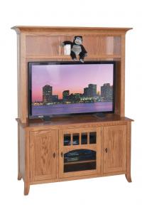 Old World #52 Straight Wall TV Stand