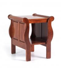 Sleigh End Table