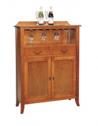 Old World #402 Wine Cabinet with Drawers