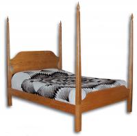 Shaker Pencil Post Bed - Headboard Only