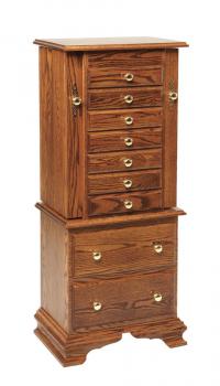 Deluxe Armoire with Clock Base