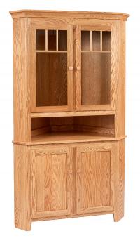 Shaker 2 Door Corner Hutch