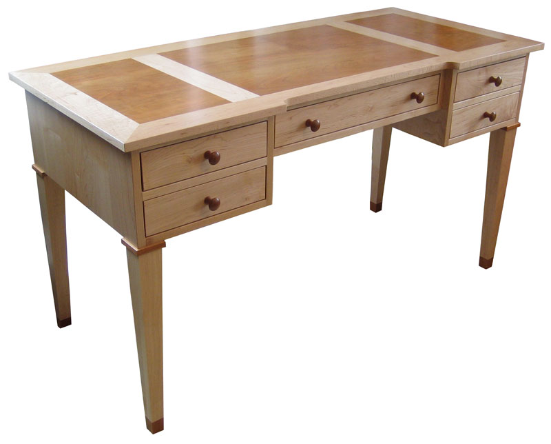 Traditional Writing Desk Ohio Hardwood Upholstered Furniture