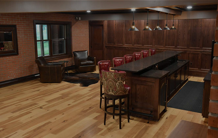 Pub Basement Makeover