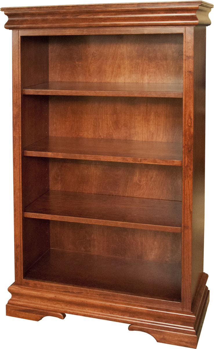 Georgia 5 Foot Bookcase Ohio Hardwood Furniture