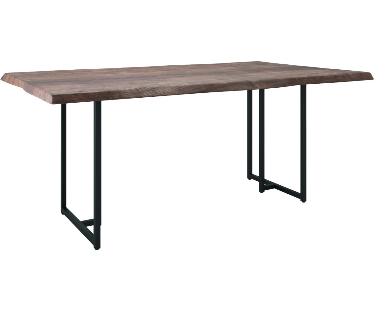 Live Edge Table with 406 Metal Tube Base