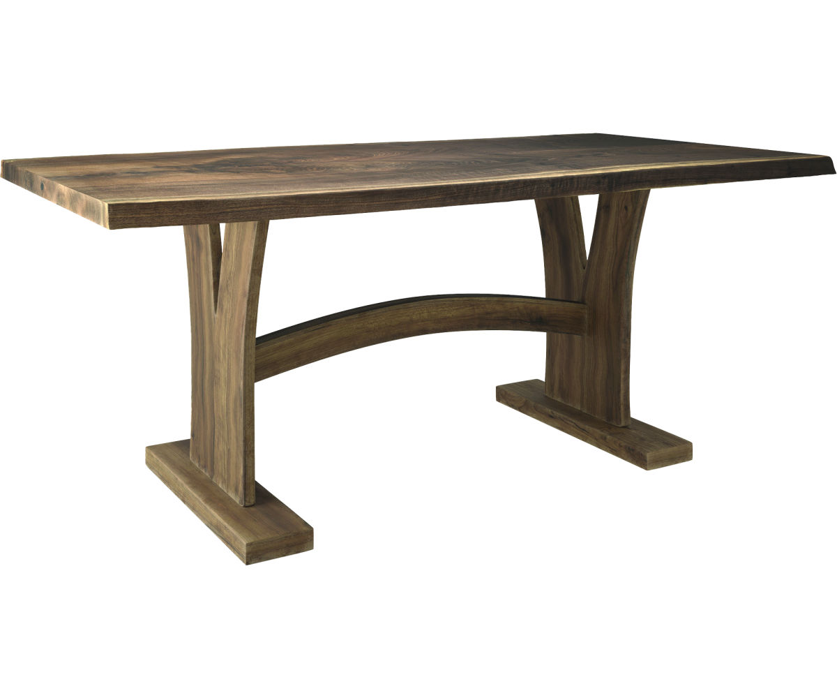 Live Edge Table with 404 Tree Base