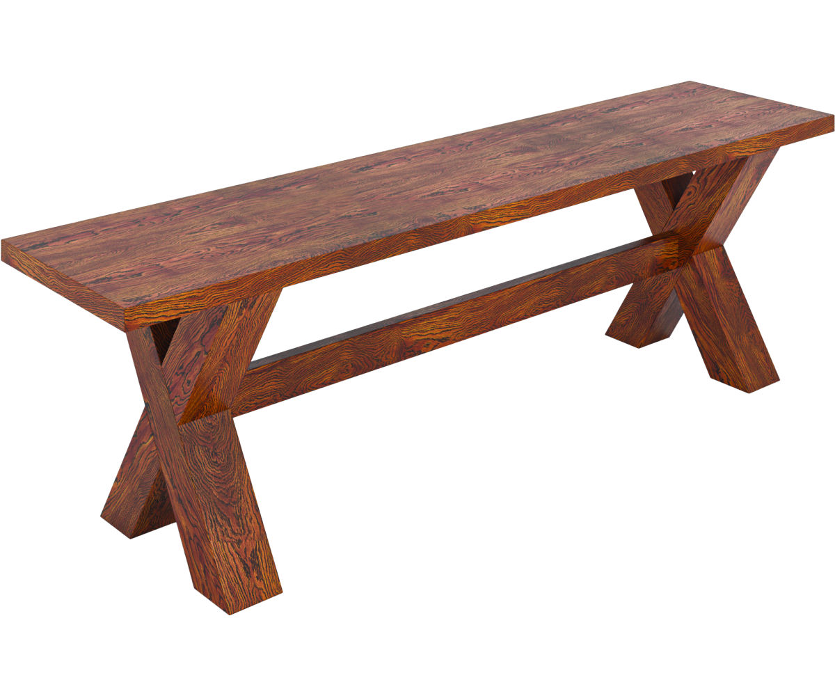 Wood X Bench