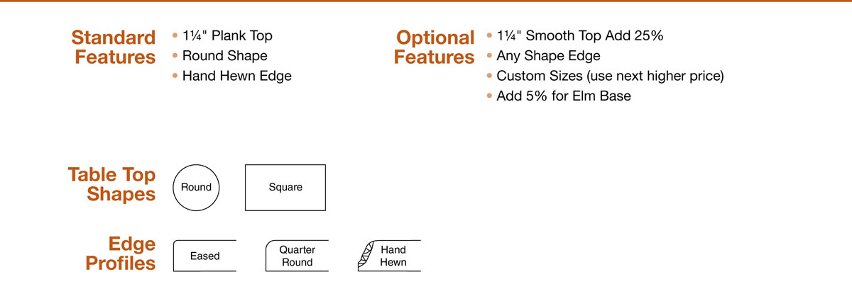 Barn Beam Single Pedestal Features and Options