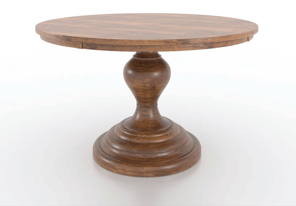 Global Single Pedestal Table 