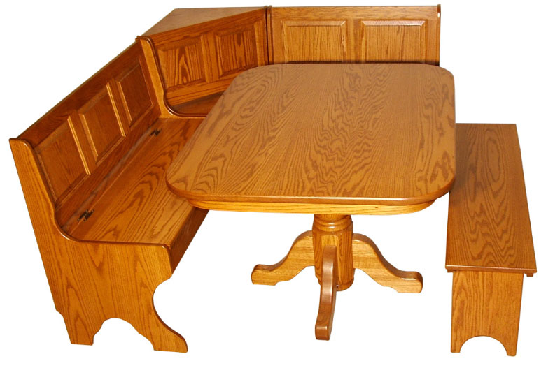 Oak shop breakfast nook