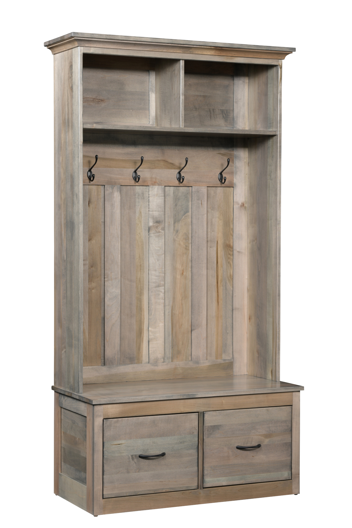 FS-1073 Shaker 42" Cubby Hall Seat