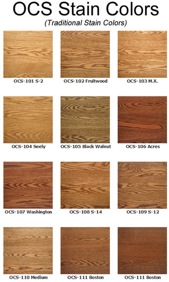 OCS Stain Colors