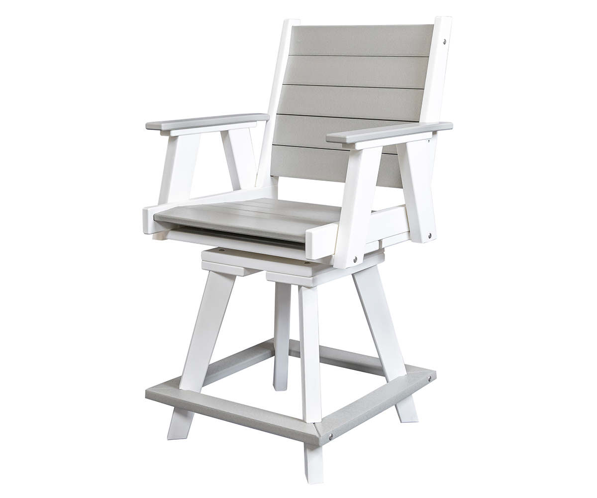Shadow Poly Swivel Counter Chair