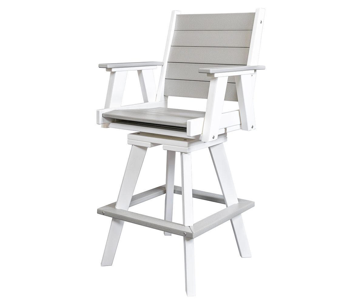 Shadow Poly Swivel Bar Chair