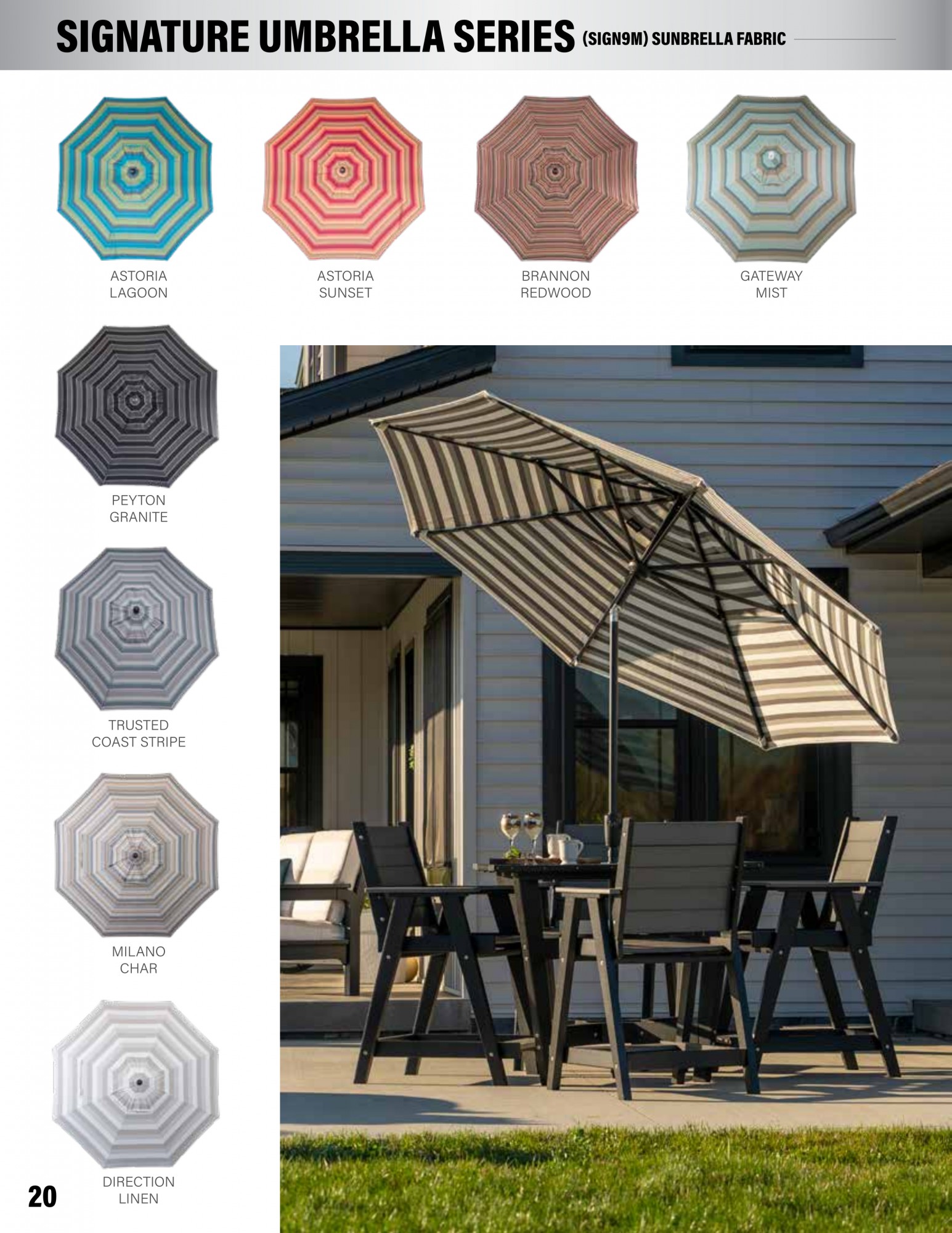 Signature Series Umbrella Color Options