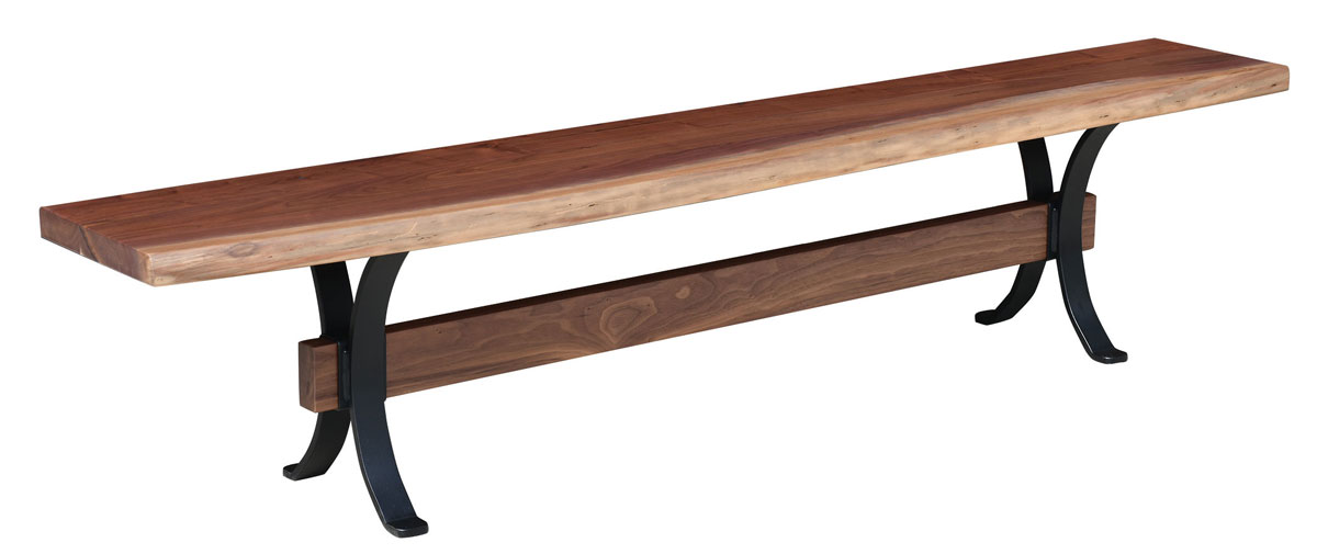 Abbington Live Edge Dining Benches