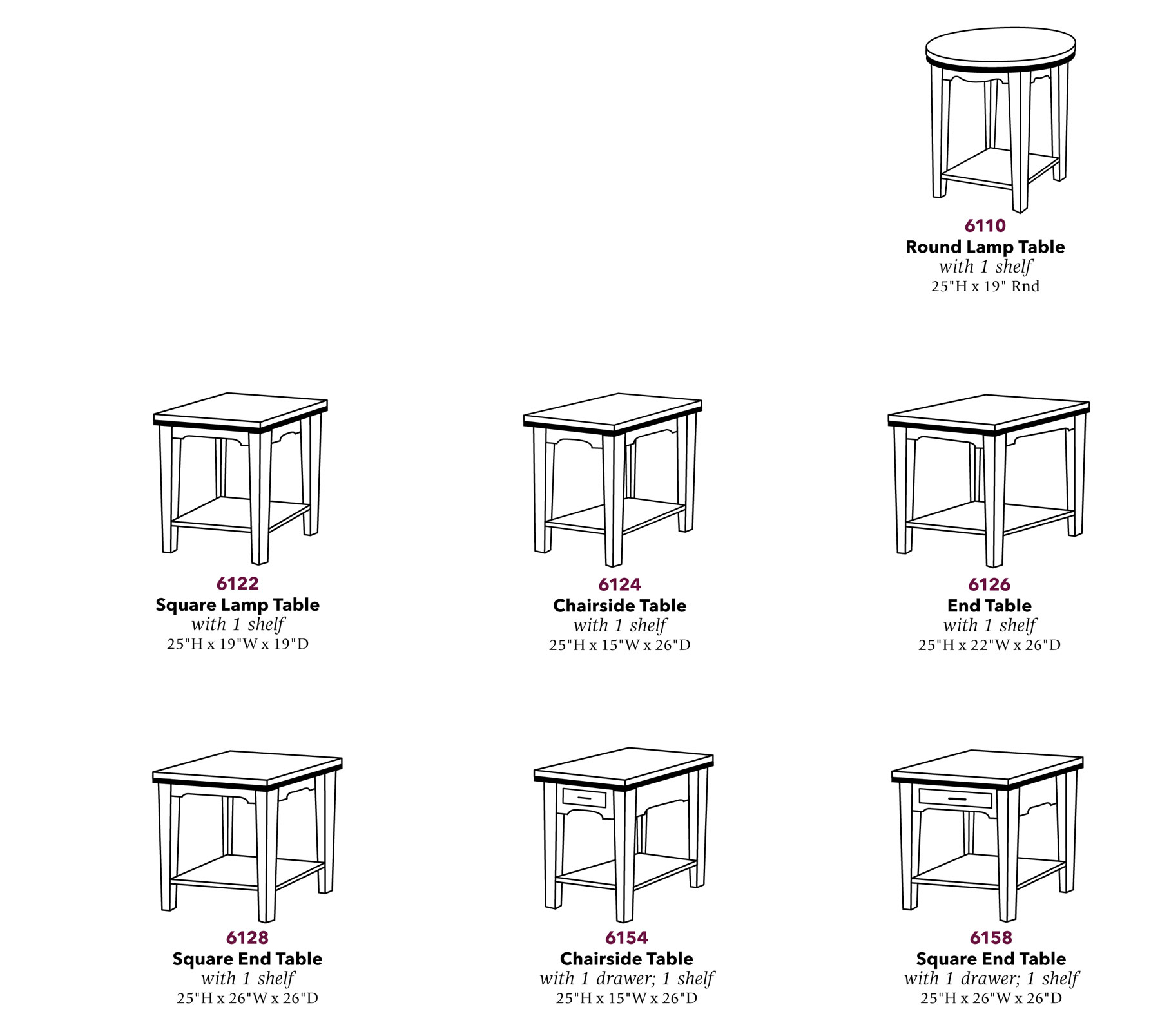 End Table Options