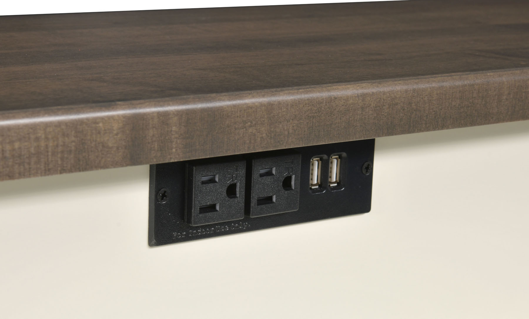 Oceanside Sofa Console Outlet Inset