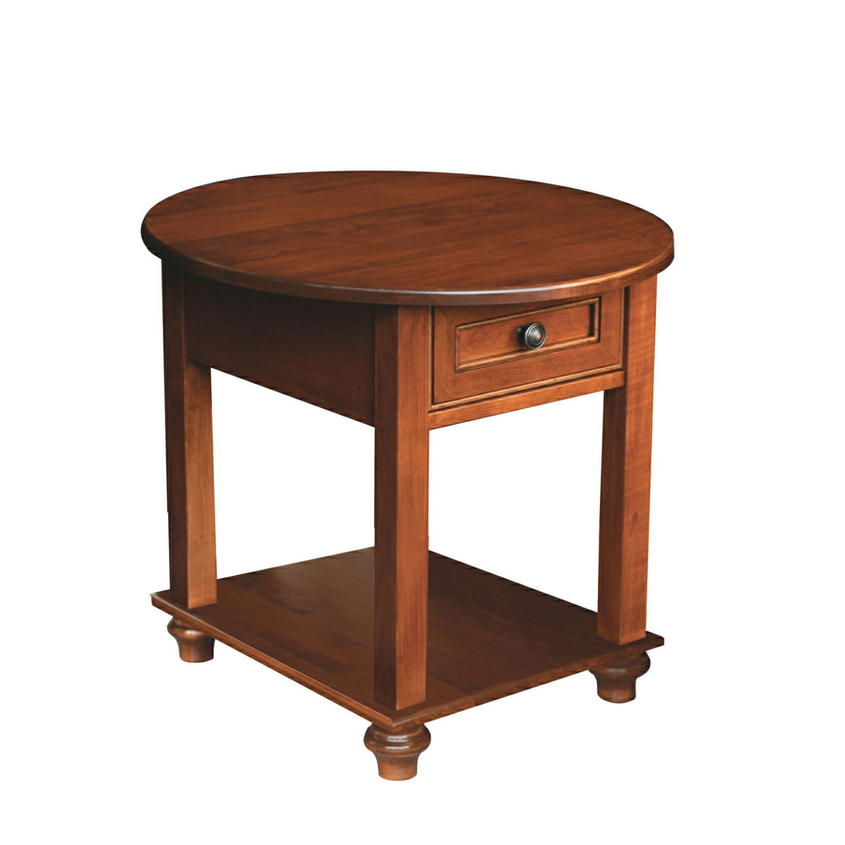 Oceanside Open Oval Top End Table