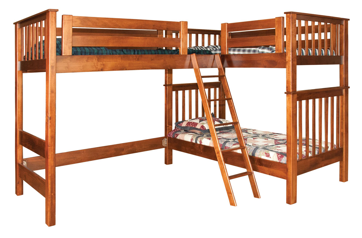 L- Shaped Bunk Beds