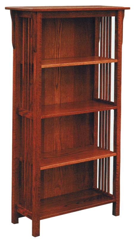 Prairie Mission Bookshelf with Back