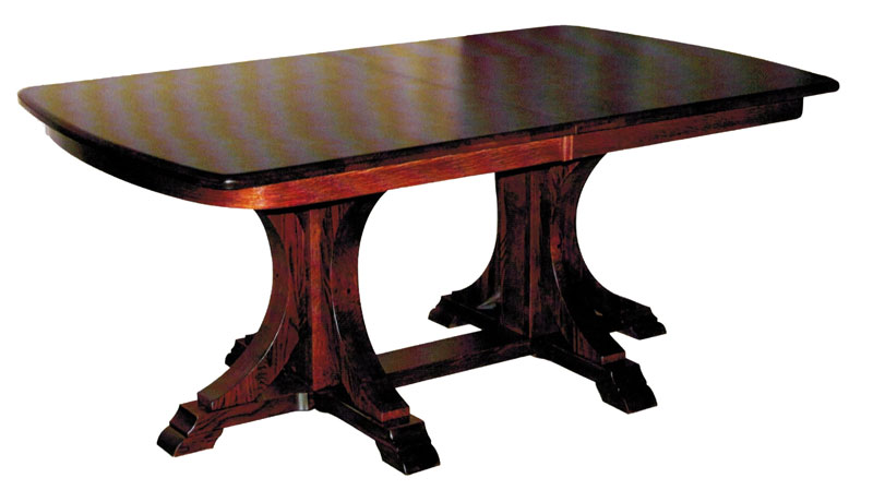 Buckeye Double Pedestal Table