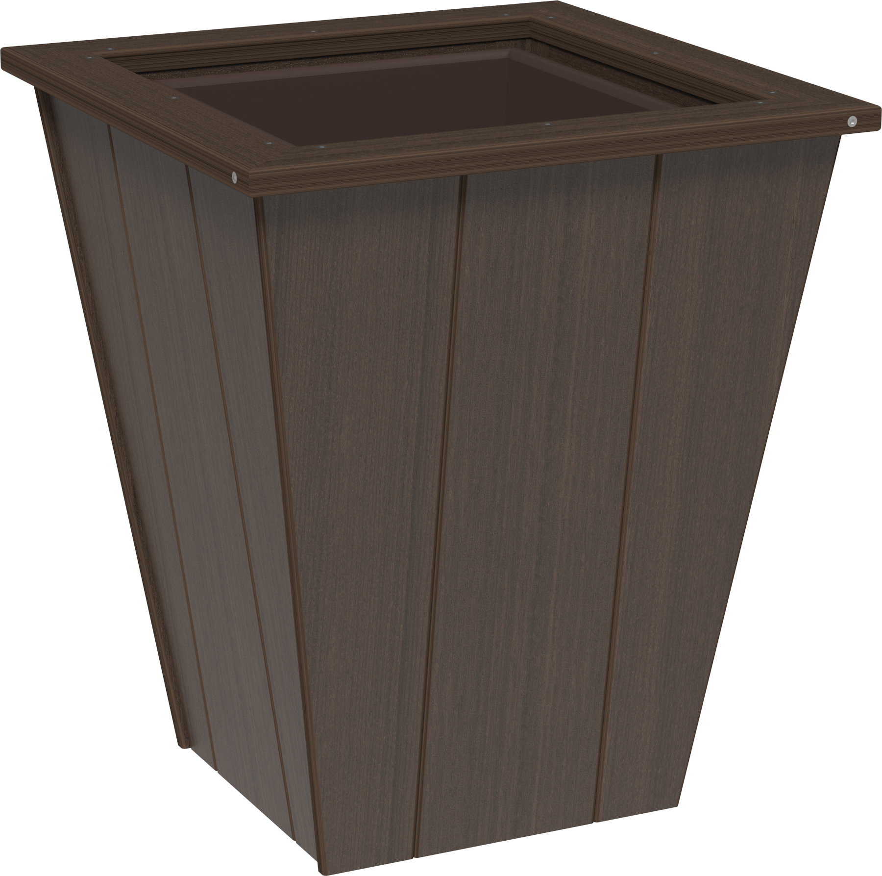 22" Elite Planter in Brazilian Walnut